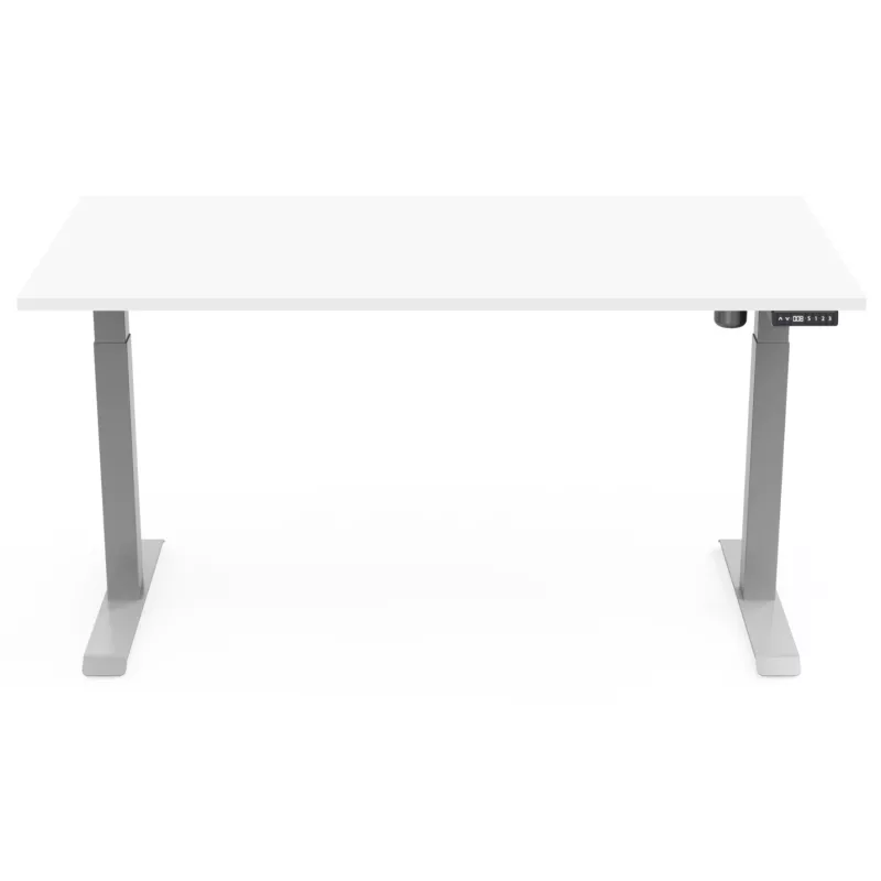 LUTZ 2 épaisseur 25MM│Bureau électrique simple motorisation - 3 mémoires de position - USB A+C