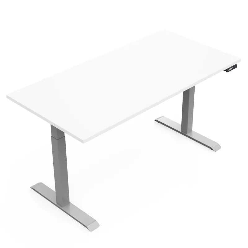 LUTZ 2 épaisseur 19MM│Bureau électrique simple motorisation - 3 mémoires de position - USB A USB C