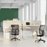 LUTZ 2 épaisseur 19MM│Bureau électrique simple motorisation - 3 mémoires de position - USB A USB C