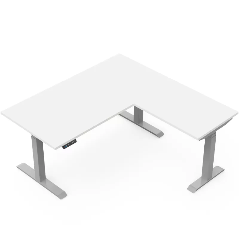 AXEL 2│Bureau électrique avec retour 60 cm - Triple motorisation