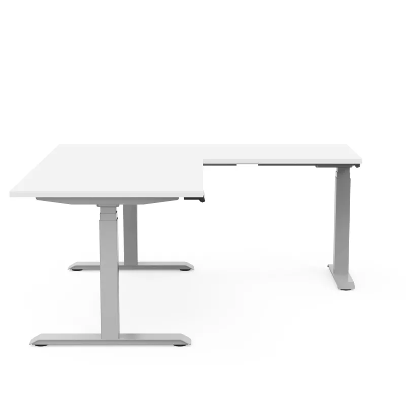 AXEL 2│Bureau électrique avec retour 60 cm - Triple motorisation
