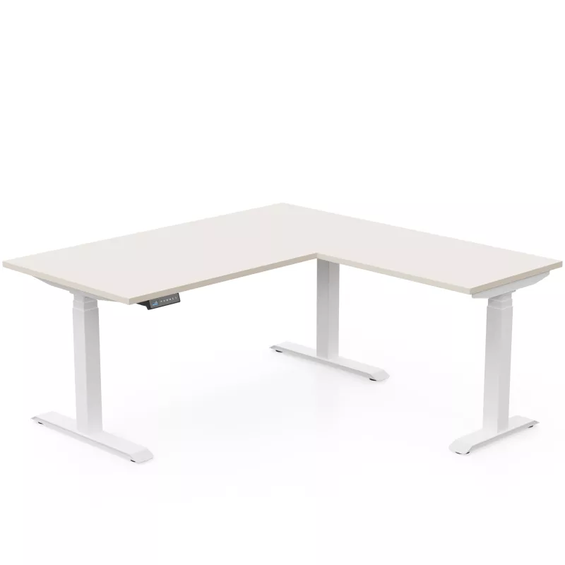 AXEL 2│Bureau électrique avec retour 60 cm - Triple motorisation