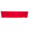 PRIVACY'R│Panneau écran L 180 x  H 44 cm bords arrondis│Rouge Monza