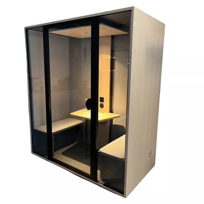 ESSENTIELLE DUO│Modèle M│2 personnes│Cabine acoustique pleine ou vitrée