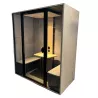 ESSENTIELLE DUO│Modèle M│2 personnes│Cabine acoustique pleine ou vitrée