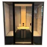 ESSENTIELLE DUO│Modèle M│2 personnes│Cabine acoustique pleine ou vitrée