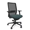 VOLT BLACK│Fauteuil de travail structure noire - Dossier résille
