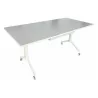STEELCASE│Modèle Flip Top Twin - Table abattante 160x80│Blanc/Blanc
