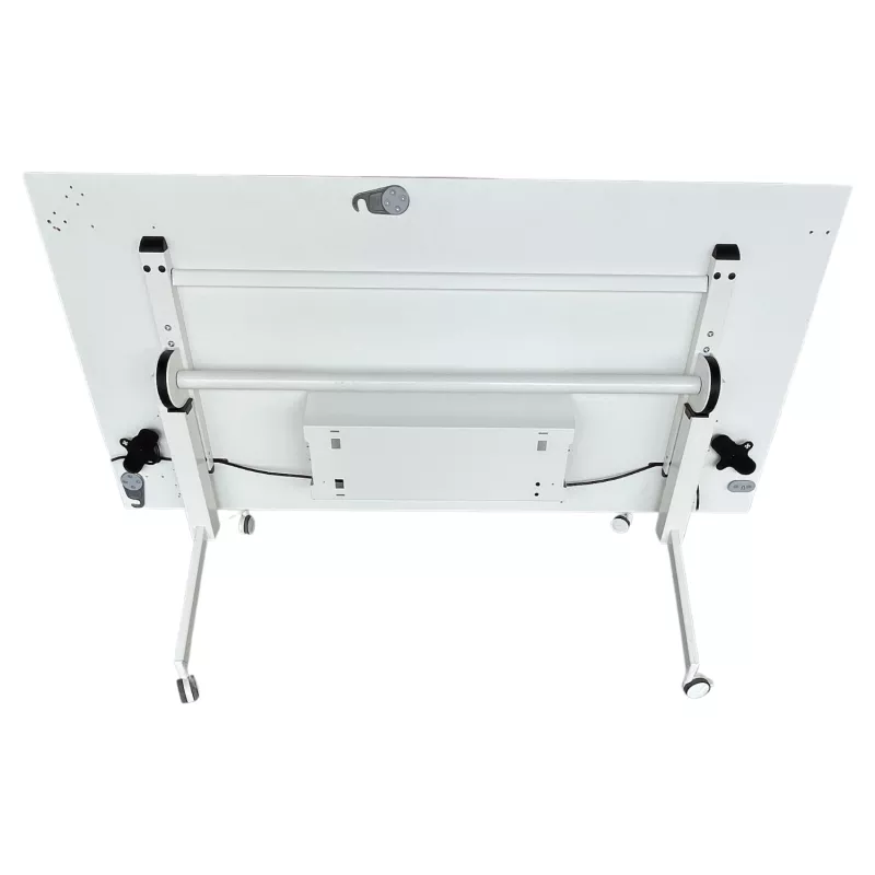 STEELCASE│Modèle Flip Top Twin - Table abattante 160x80│Blanc/Blanc