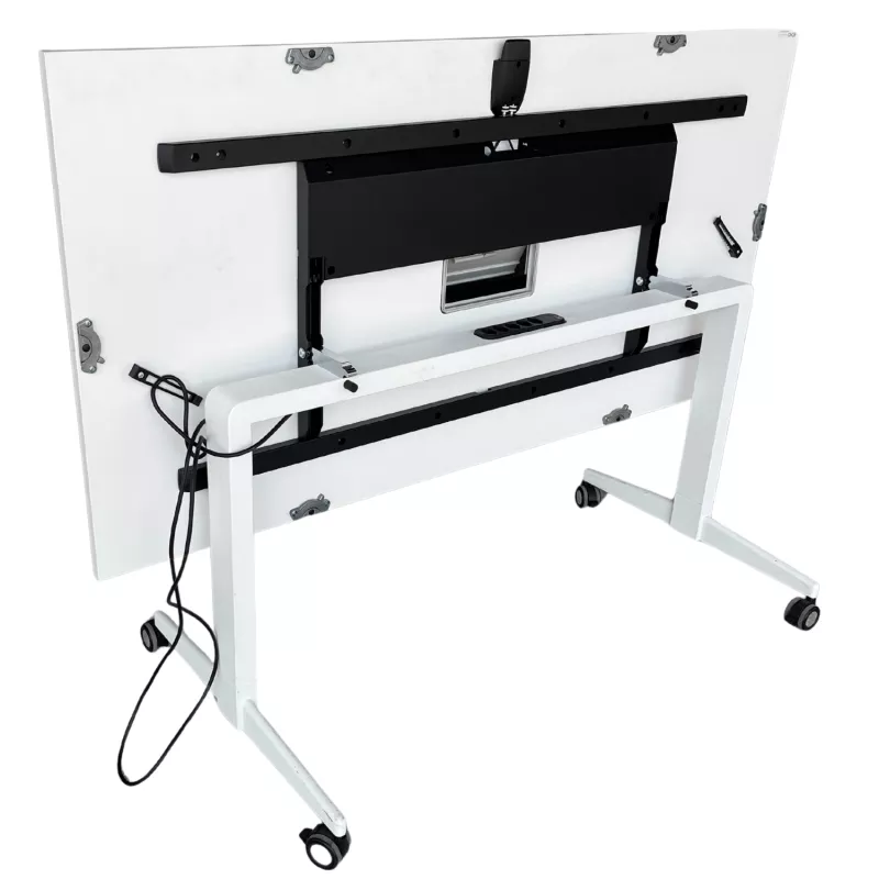 ECHO│Table abattante 160x80│Blanc/Blanc