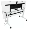 ECHO│Table abattante 160x80│Blanc/Blanc
