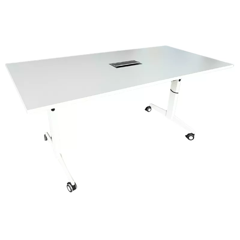 ECHO│Table abattante 160x80│Blanc/Blanc