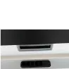 ECHO│Table abattante 160x80│Blanc/Blanc