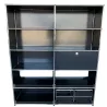 USM HALLER│Armoire 10 cases 2L x 5H - 5 cases ouvertes + 4 tiroirs doubles DS + 1 clapet│Noir