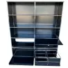 USM HALLER│Armoire 10 cases 2L x 5H - 5 cases ouvertes + 4 tiroirs doubles DS + 1 clapet│Noir