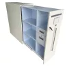 VS│Caisson Haut Tower - ouverture à droite - H 115 cm x p 80 cm│Blanc