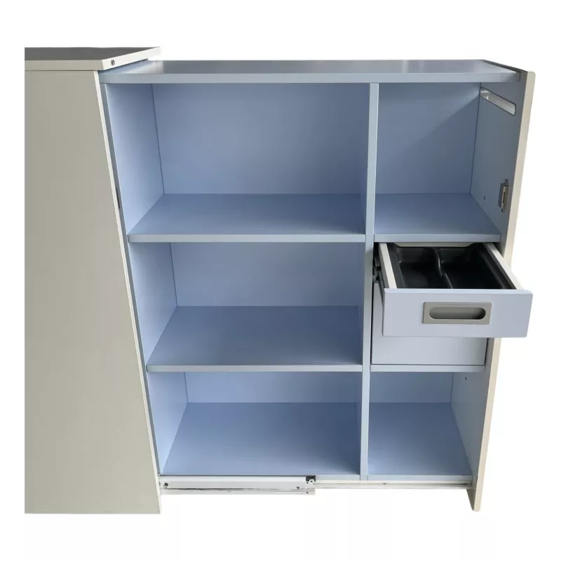 VS│Caisson Haut Tower - ouverture à droite - H 115 cm x p 80 cm│Blanc
