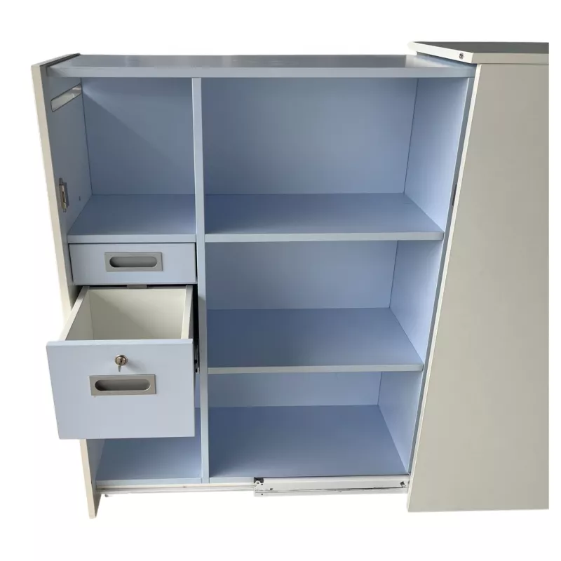 VS│Caisson Haut Tower - ouverture à gauche - H 115 cm x p 80 cm│Blanc