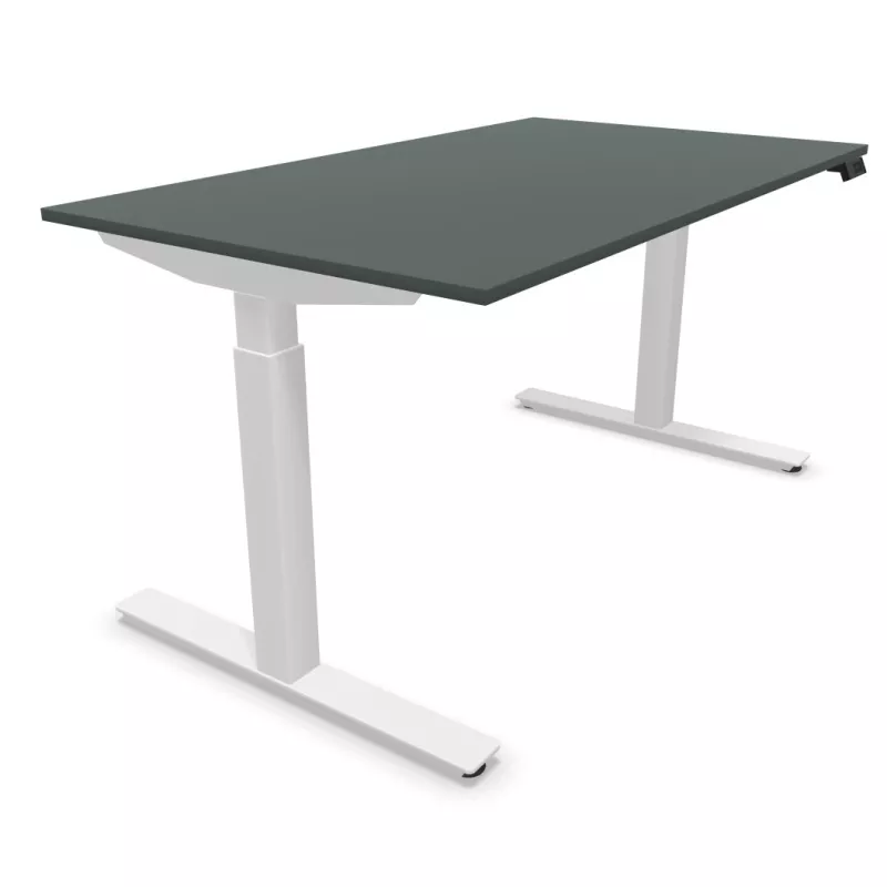 FLEX UP TWO TECH│Bureau électrique 2 moteurs - 2 mémoires de position - 2xUSB A│Plateau Technical Matt 19mm