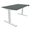 FLEX UP TWO TECH│Bureau électrique 2 moteurs - 2 mémoires de position - 2xUSB A│Plateau Technical Matt 19mm