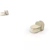 SPATIA│JEU DE 2 pinces pour panneau écran│Pour plateau 19 ou 25 mm