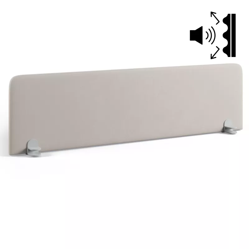 SPATIA PHONIQUE│Panneau écran bords arrondis acoustique L 120 à 180 x H 44 cm