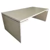 XENIO+│Bureau Direction droit  L 200 x p 100 cm - avec voile de fond│Chêne Fil