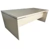 XENIO+│Bureau Direction droit  L 200 x p 100 cm - avec voile de fond│Chêne Fil