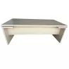 XENIO+│Bureau Direction droit  L 200 x p 100 cm - avec voile de fond│Chêne Fil