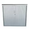 JG GROUP│Armoire basse rideau + Top│L120xH116.5 cm│Wengé/Gris anthracite