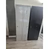 EOL│Vestiaire L 60 x p 50 x H 180 cm - 2 casiers - Industrie Propre │Gris clair