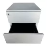 STEELCASE│Caisson sous bureau 3 tiroirs - 666│Profondeur 54 cm│Gris aluminium