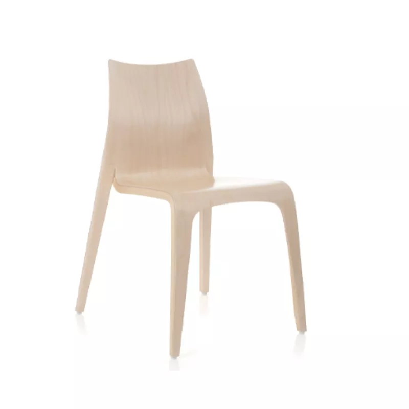 LINA│Chaise design│4 pieds│Contreplaqué moulé