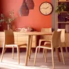 LINA│Chaise design│4 pieds│Contreplaqué moulé