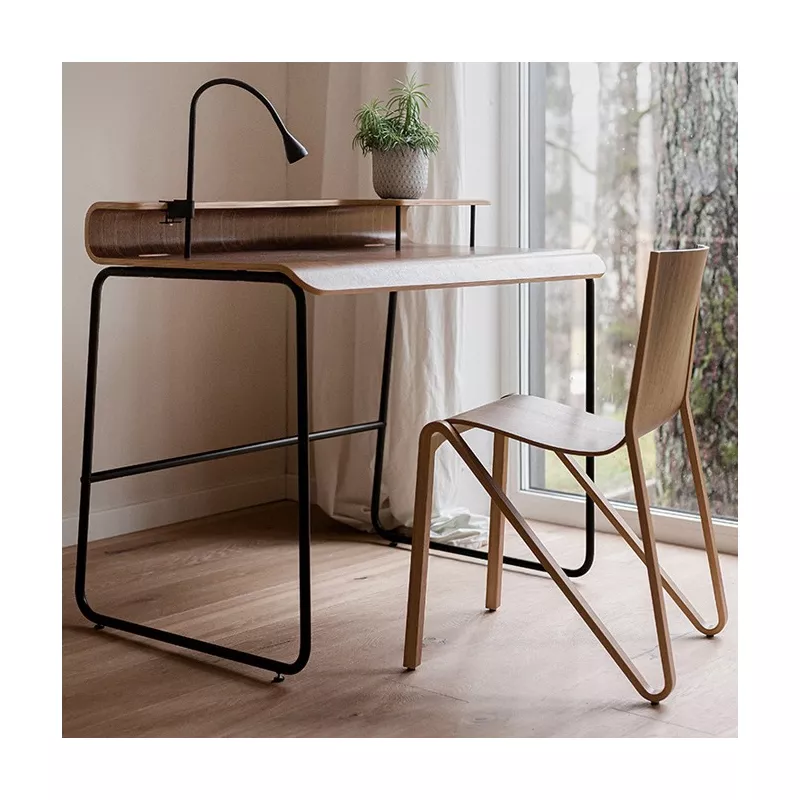 LINA│Chaise design│traîneau inversé│Contreplaqué moulé