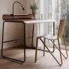 LINA│Chaise design│traîneau inversé│Contreplaqué moulé