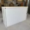 LO LISTA│Armoire rideau L 120 x H 75 cm│Gris Alu/Erable blanc