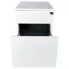 STEELCASE│Caisson sous bureau 2 tiroirs - 64│Profondeur 60 cm│Blanc / Noir
