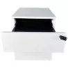 STEELCASE│Caisson sous bureau 2 tiroirs - 64│Profondeur 60 cm│Blanc / Noir