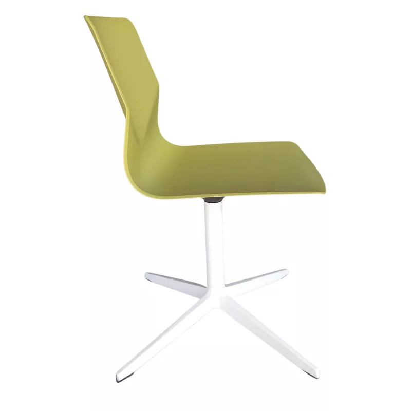 FOUR DESIGN│Modèle FourSure 99│Design Strand + Hvass│Chaise d'accueil / collectivité│Vert pomme