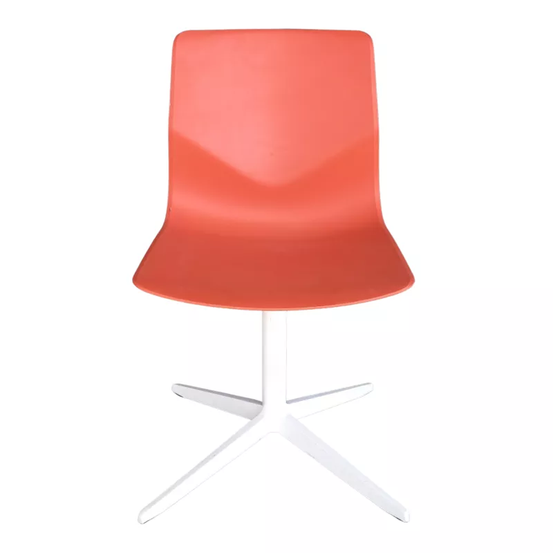 FOUR DESIGN│Modèle FourSure 99│Design Strand + Hvass│Chaise d'accueil / collectivité│Orange