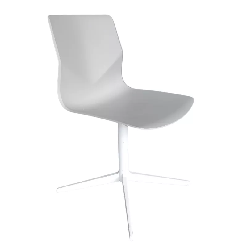 FOUR DESIGN│Modèle FourSure 99│Design Strand + Hvass│Chaise d'accueil / collectivité│Gris taupe