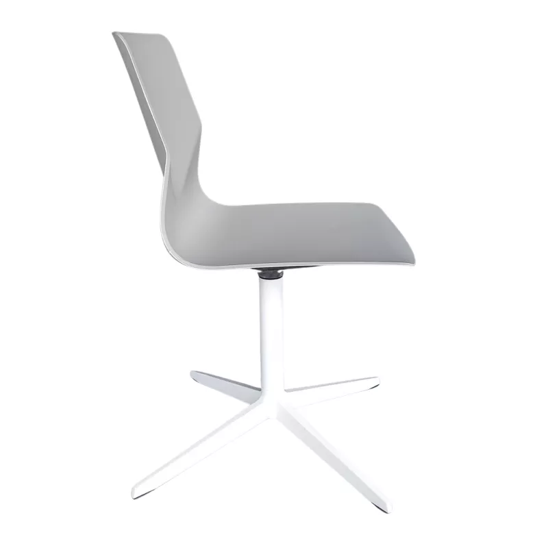FOUR DESIGN│Modèle FourSure 99│Design Strand + Hvass│Chaise d'accueil / collectivité│Gris taupe