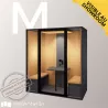 ESSENTIELLE DUO│Modèle M│2 personnes│Cabine acoustique pleine ou vitrée