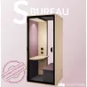 ESSENTIELLE SOLO BUREAU│Modèle S Bureau│1 personne│Cabine acoustique pleine ou vitrée