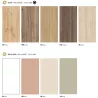 SPATIA│Cloison arrondie│mélaminé Hauteur 160 cm│ L80-100-120 cm