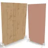 SPATIA│Cloison droite│mélaminé Hauteur 160 cm│ L80-100-120 cm