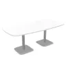 ELOISE│Table conférence tonneau 25mm│8 personnes 2 pieds 200x100