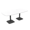 ELOISE│Table conférence tonneau 25mm│8 personnes 2 pieds 200x100