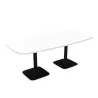 ELOISE│Table conférence tonneau 25mm│8 personnes 2 pieds 200x100